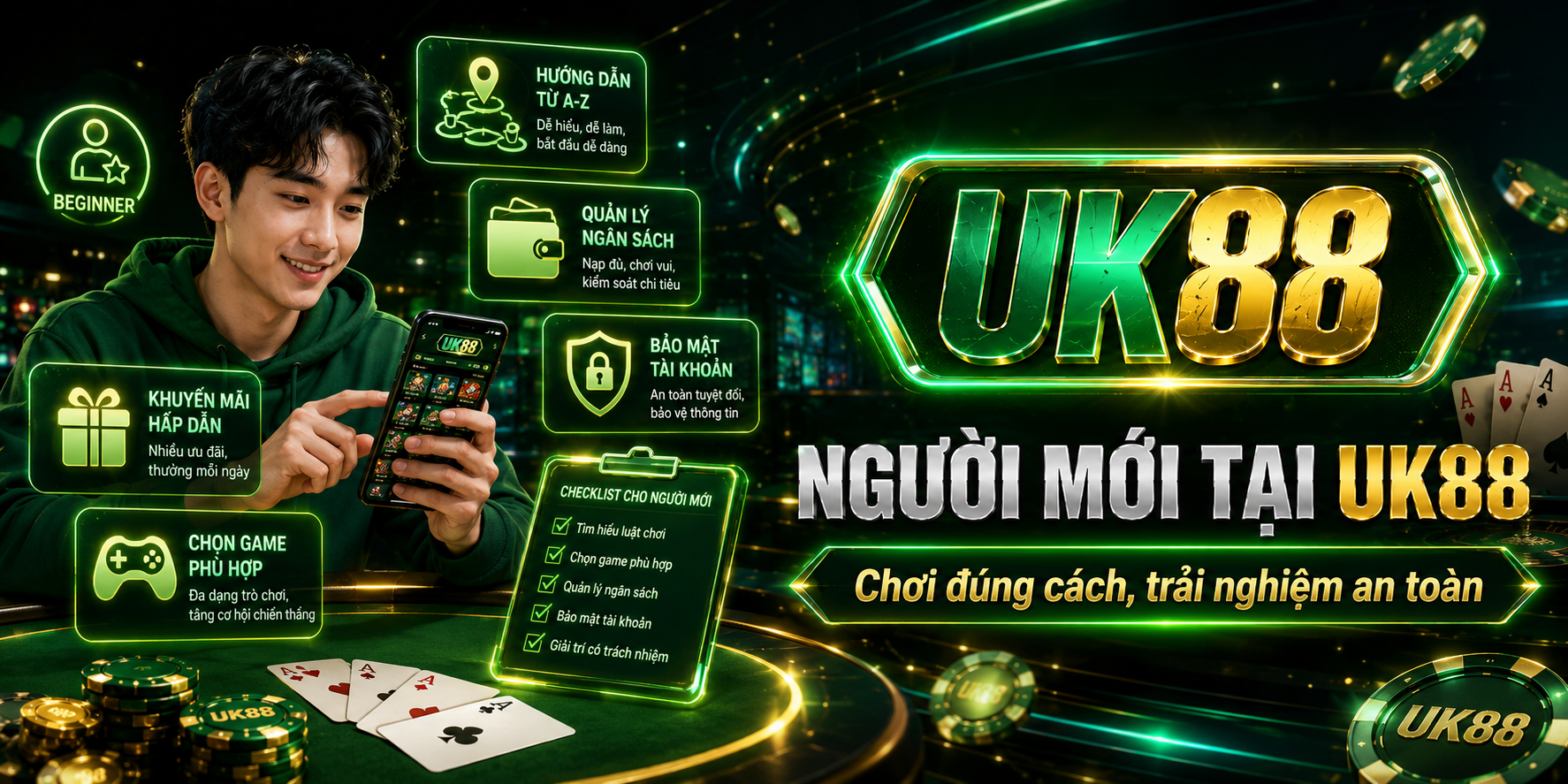Người mới tại UK88 nên chọn game phù hợp và quản lý ngân sách hợp lý