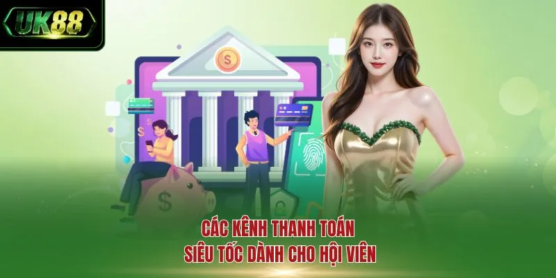 Các kênh thanh toán siêu tốc dành cho hội viên